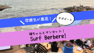 猫好きにおすすめ！サンセットも見れるタガズートの海沿いレストラン「Surf Berbere」！