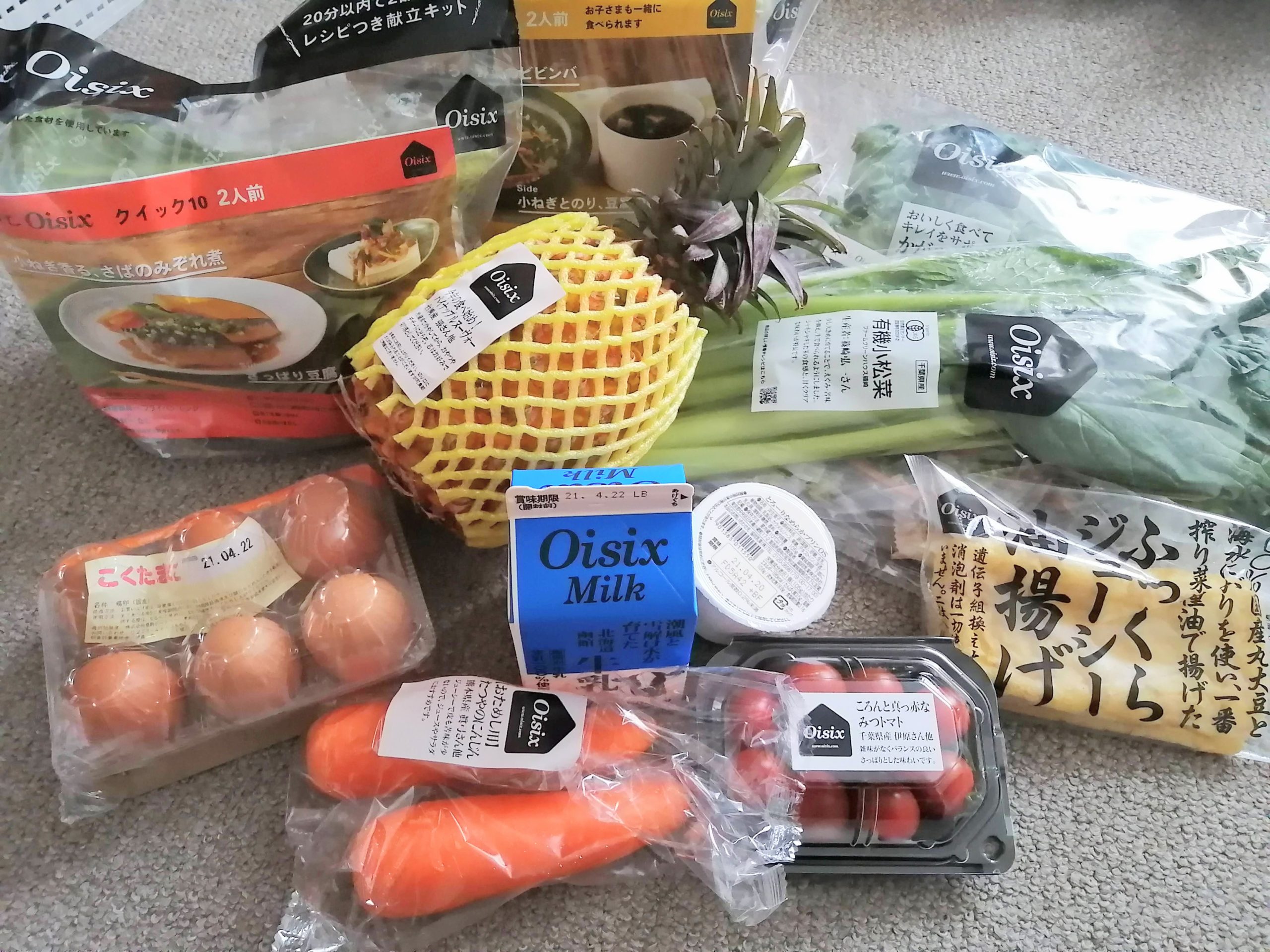 Oisix（オイシックス）の「おためしセット」1,980円を注文してみたレビュー！【ほんとによかった！】
