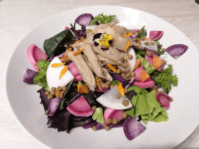 カラフル野菜の料理