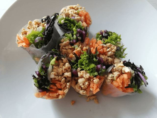 カラフル野菜の料理